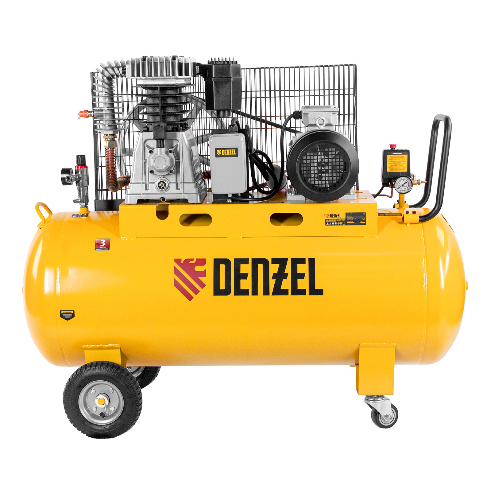 Поршневой компрессор DENZEL BCI4000-T/200
