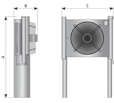 Доохладитель с воздушным охлаждением ACA 094