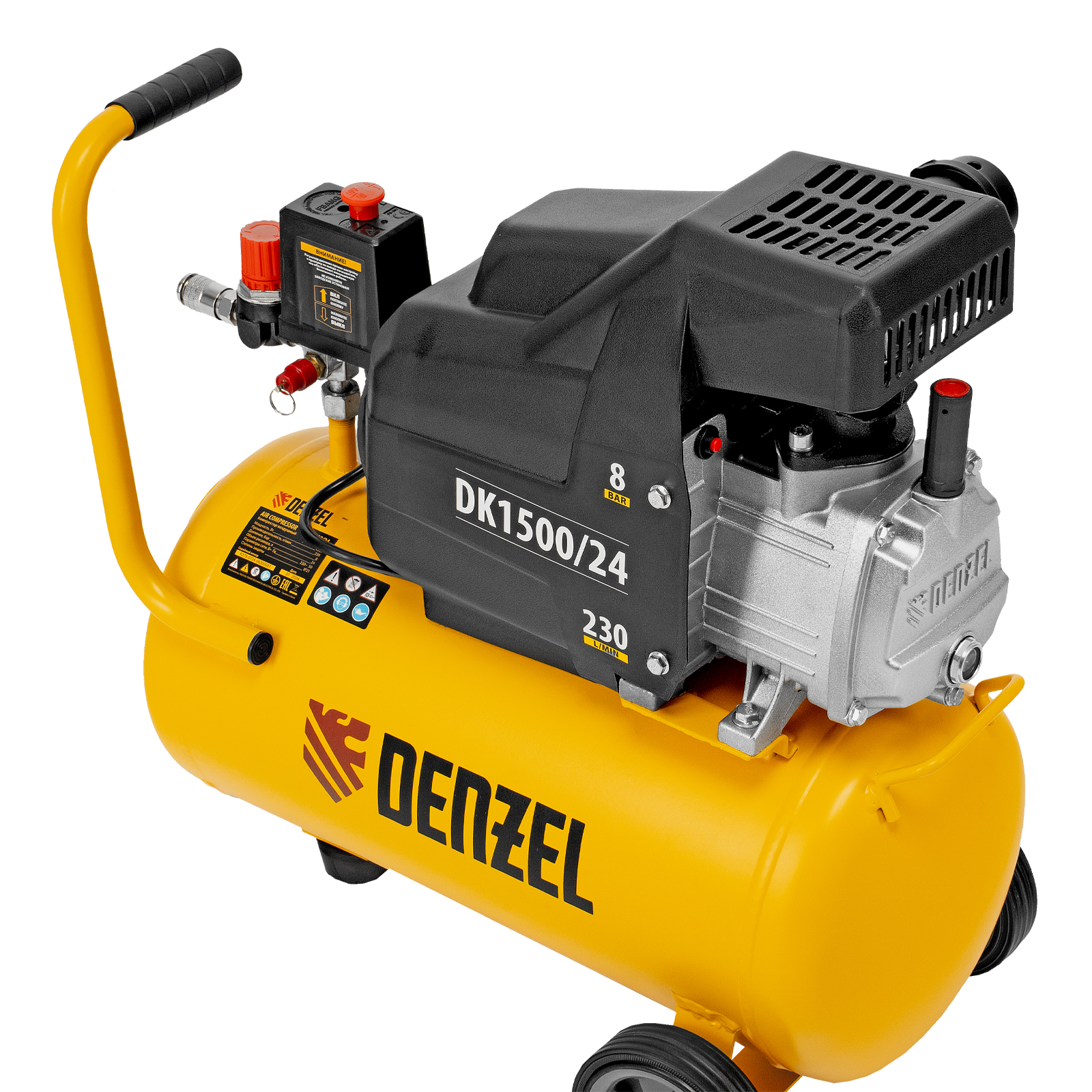Поршневой компрессор DENZEL DK1500/24