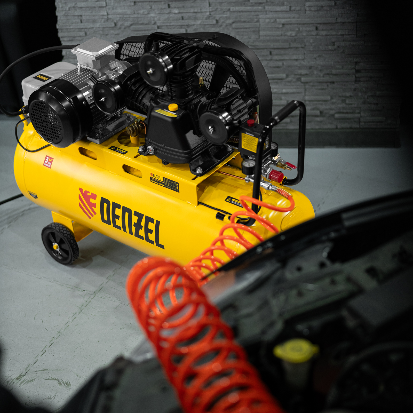 Поршневой компрессор DENZEL BCW3000-T/100