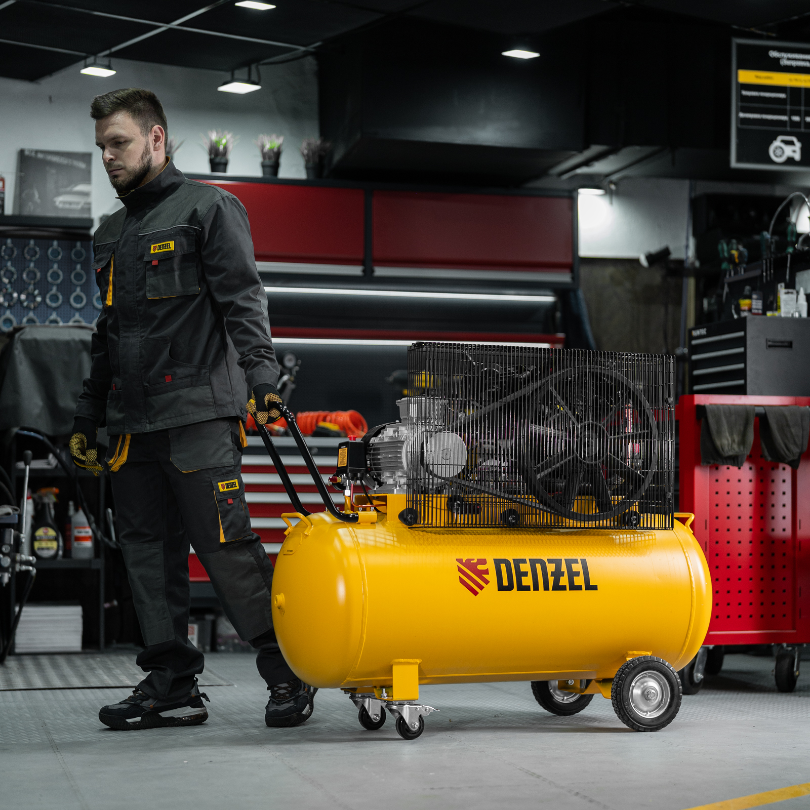 Поршневой компрессор DENZEL BCV 4000-T/200