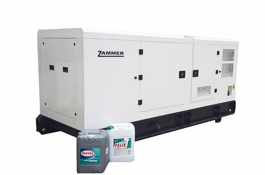 Генератор Zammer AD-100-Т400 в кожухе со встроенным АВР