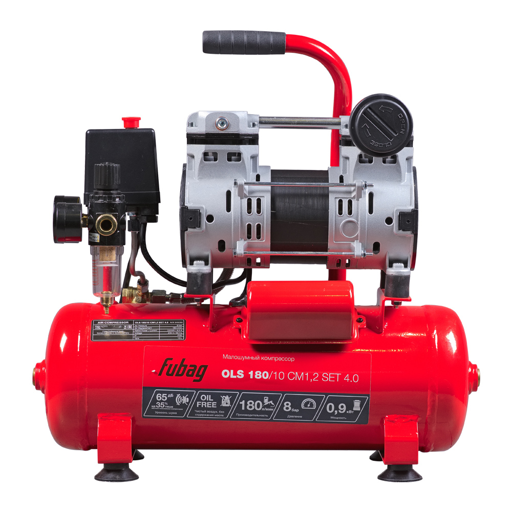 Поршневой компрессор Fubag OLS 180/10 CM1.2 SET 4.0