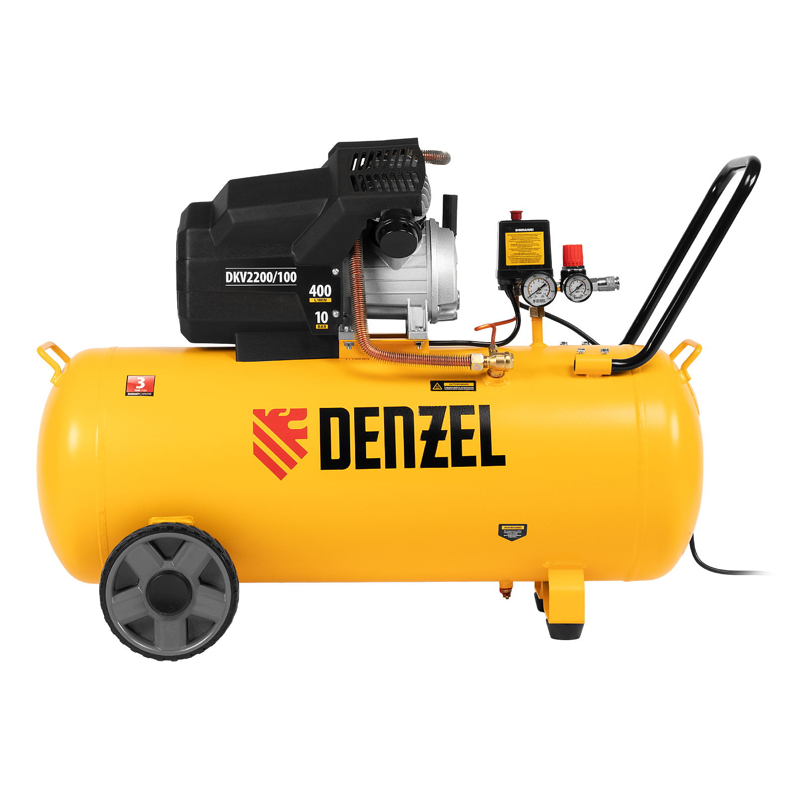 Поршневой компрессор DENZEL DKV2200/100