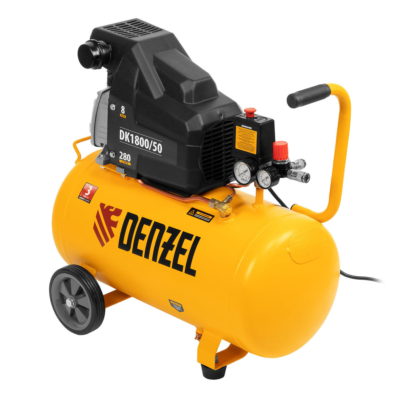 Поршневой компрессор DENZEL DK1800/50