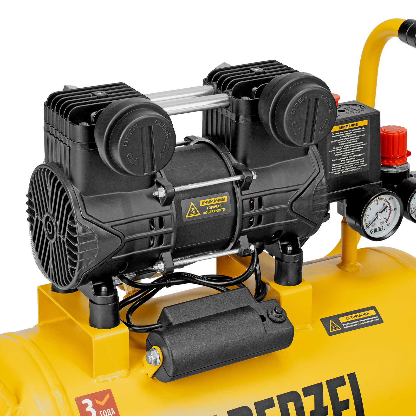 Поршневой компрессор DENZEL DLP-950/24