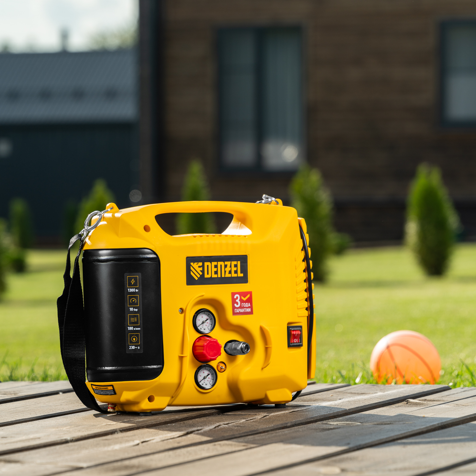 Поршневой компрессор DENZEL DL1300