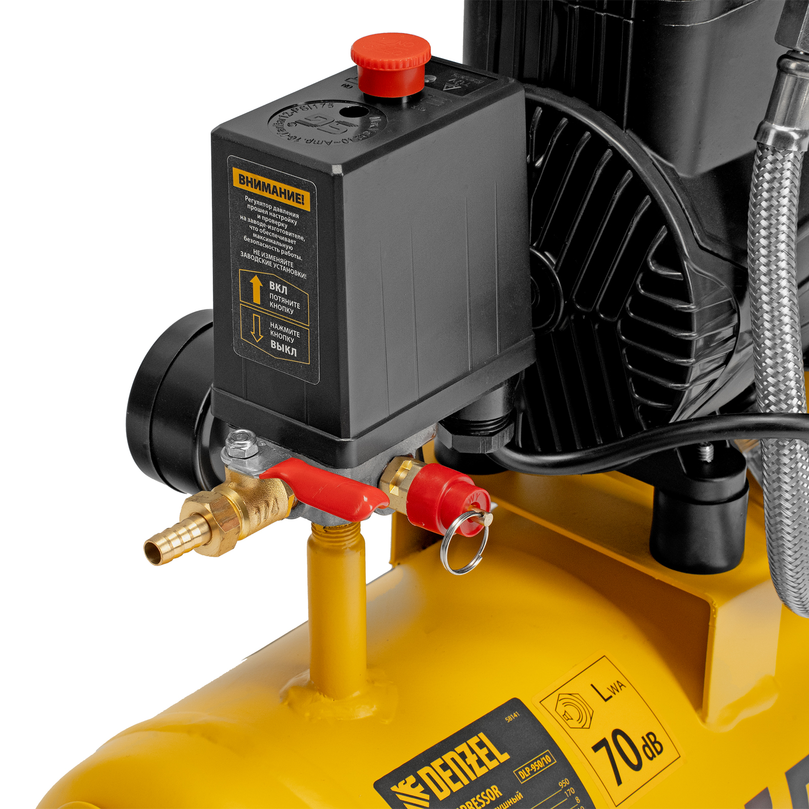 Поршневой компрессор DENZEL DLP-950/10