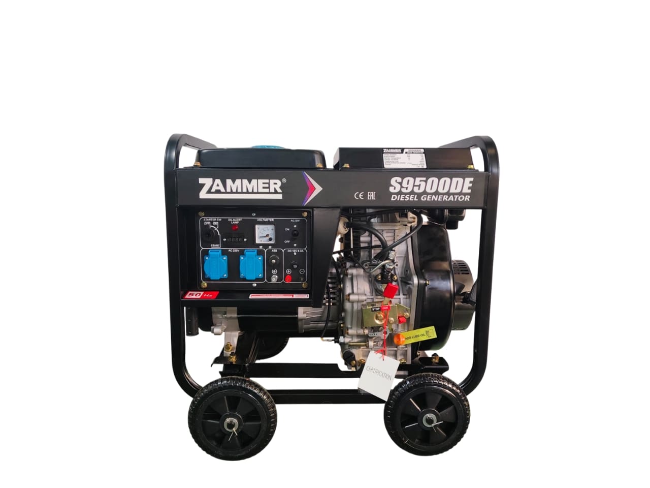 Генератор Zammer S9500DE - 6,5кВт