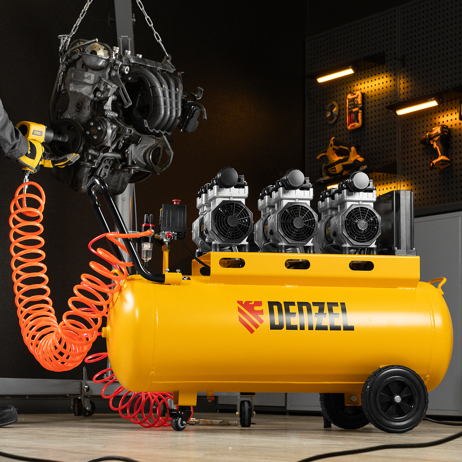 Поршневой компрессор DENZEL DLS 2250/100